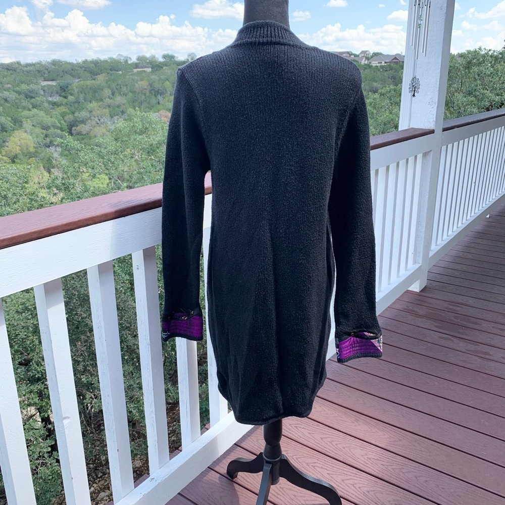 Koos of Course Silk Blend Open‎ Cardigan Sweater - Picture 4 of 12